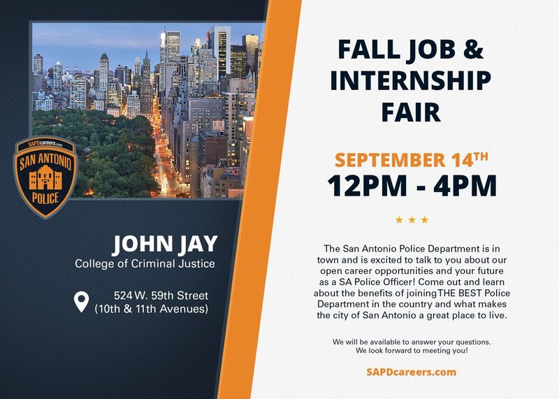 John Jay College, Job Fair, New York City SAPD Careers